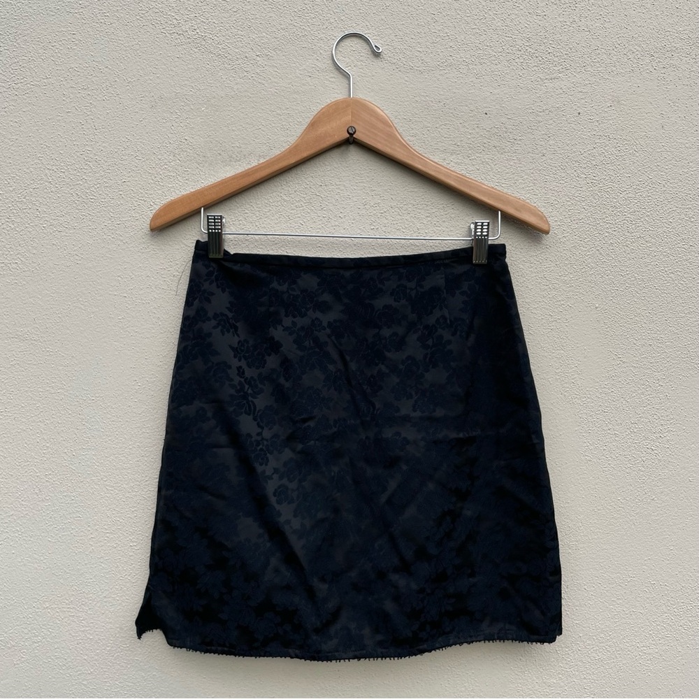 The Limited Black Floral  Skirt